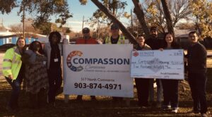 sundt foundation presents a check to compassion