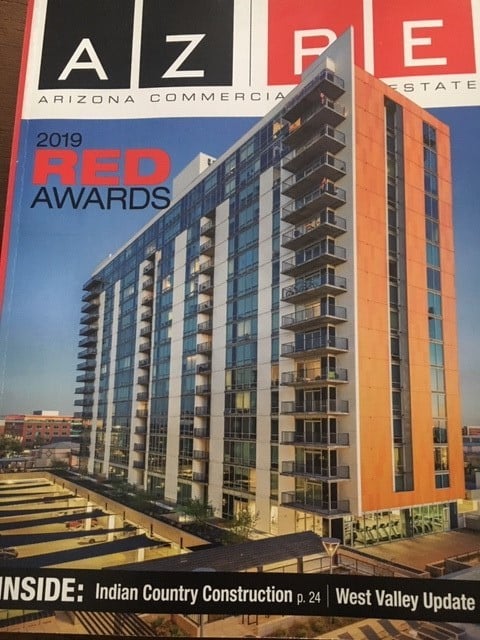 Among several other award-winning projects, Union Tempe was selected as the cover for AZRE Magazine's latest issue.