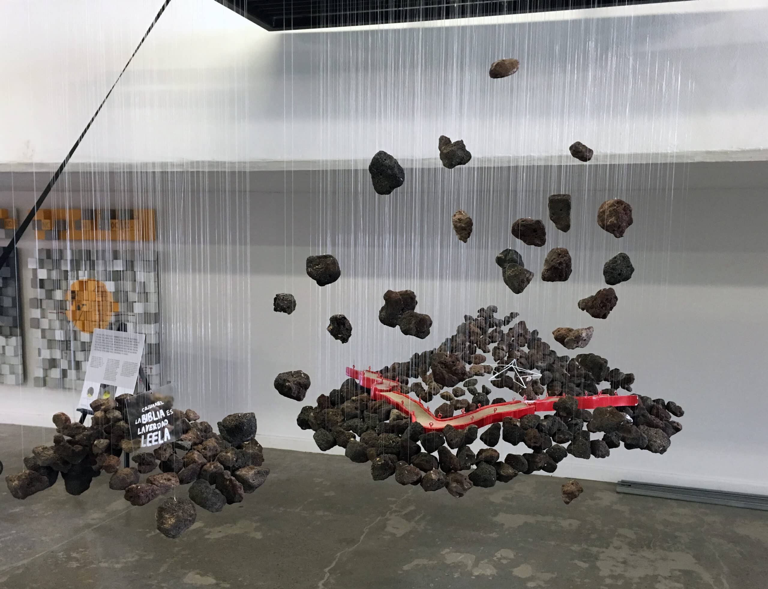 Zambrano said the volcanic rocks were used to represent each person in El Paso and Juárez, 