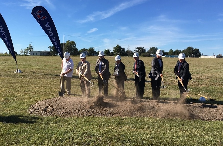Corsicana groundbreaking