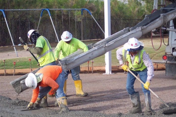 Sundt's Concrete Pour at Mesa Verde Elementary