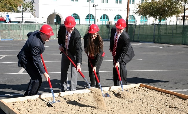 South Campus Plaza groundbreaking-1-resized