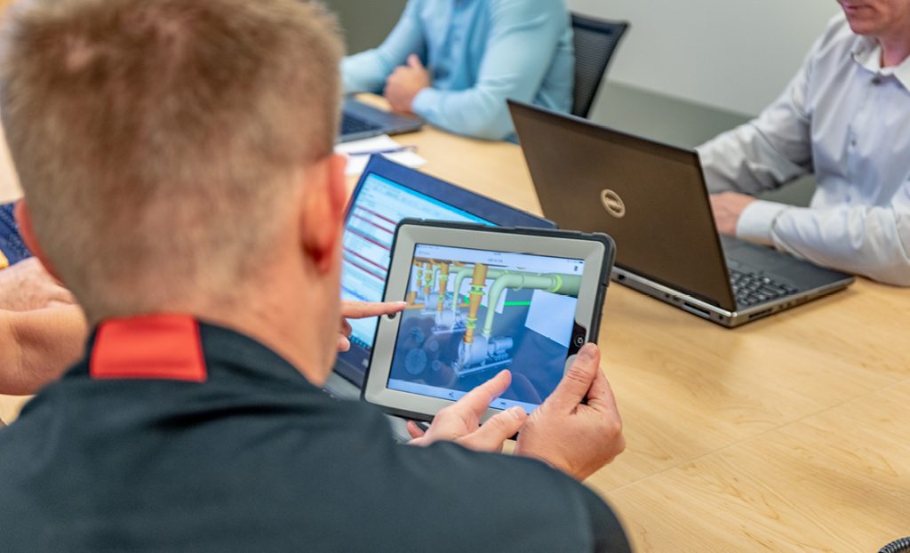 Reviewing Industrial Designs on a Tablet