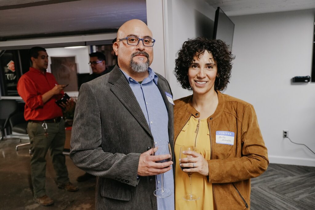 Rene and Martha Melendez pose for photo