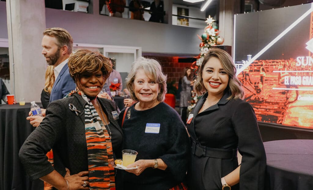 Rosalyn Thornton, Nancy Ontiveros, and Yazmin Trueba pose for photo