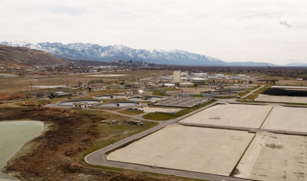 la instalación de recuperación de agua de Salt Lake City que Sundt y PCL demolerán y reconstruirán según los estándares modernos de sostenibilidad