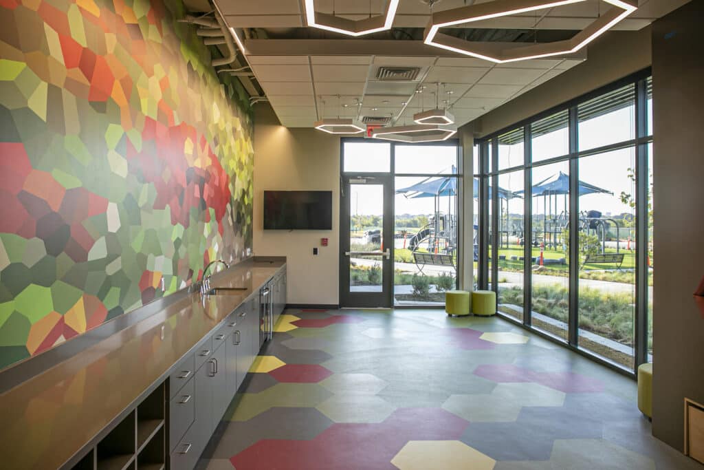 childcare area at the beacon rec center