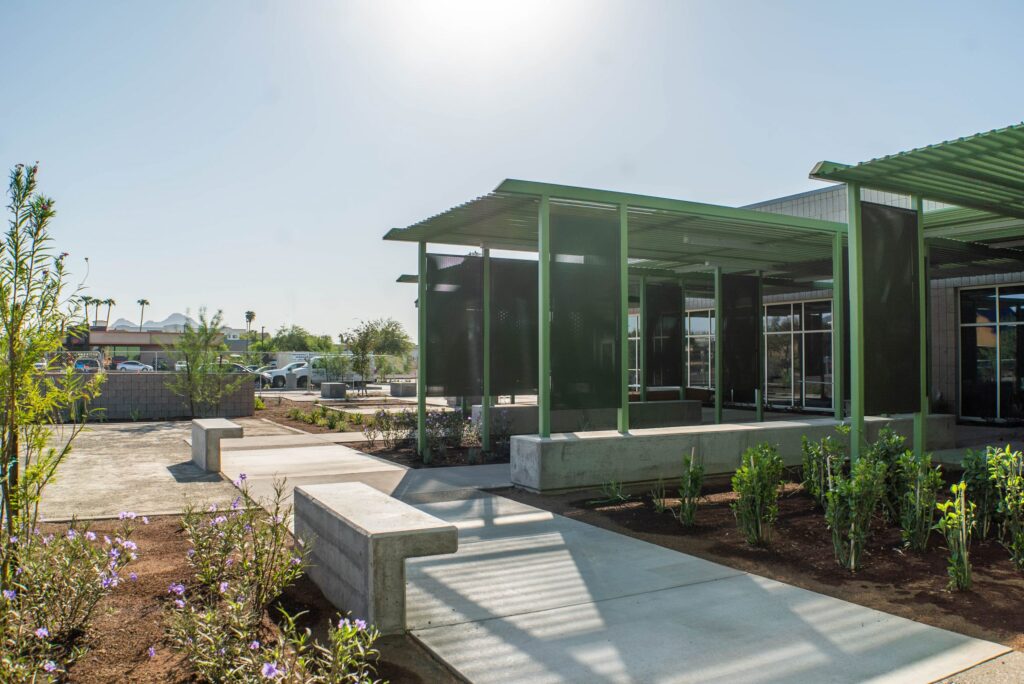 the front entrance of the North Phoenix Community Health Center