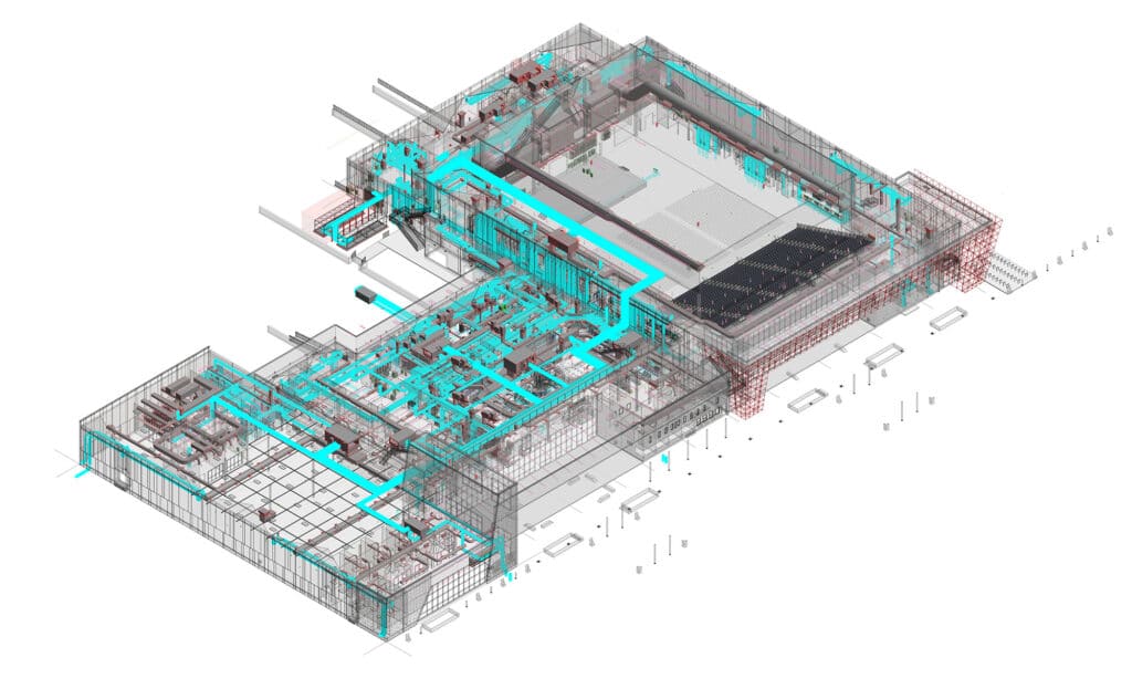 Modelo 3D del centro de innovación portuaria