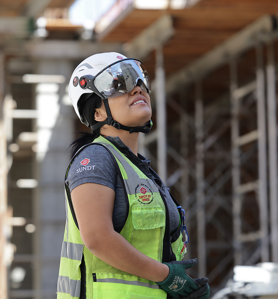 A photo of Pam Alvarado for Women in Construction Week 2022
