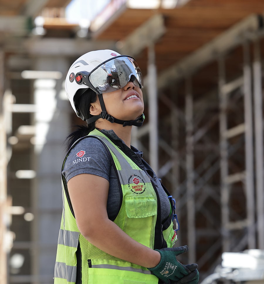 Una foto de Pam Alvarado para la Semana de la Mujer en la Construcción 2022