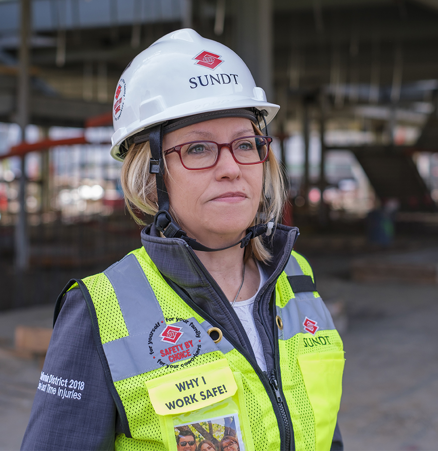 A photo of Betty Lynn Senes for Women in Construction Week 2022