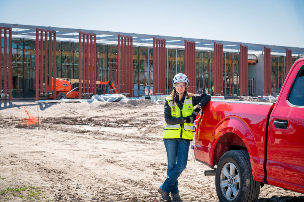 A photo of Jessica Beyer for Women in Construction Week 2022