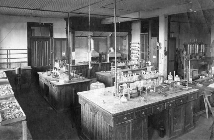 Uno de los laboratorios originales.
